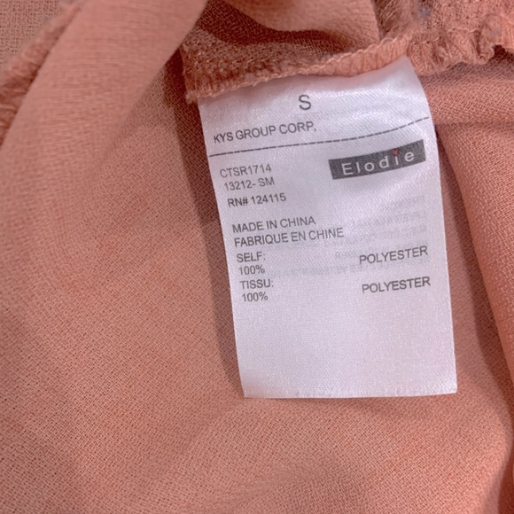 Elodie Pink V-Neck Tank Top - Picture 5 of 5